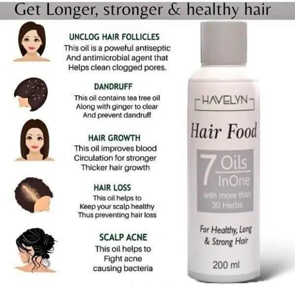 Hair Food – Nourishing Hair Oil for Strong & Shiny Hair