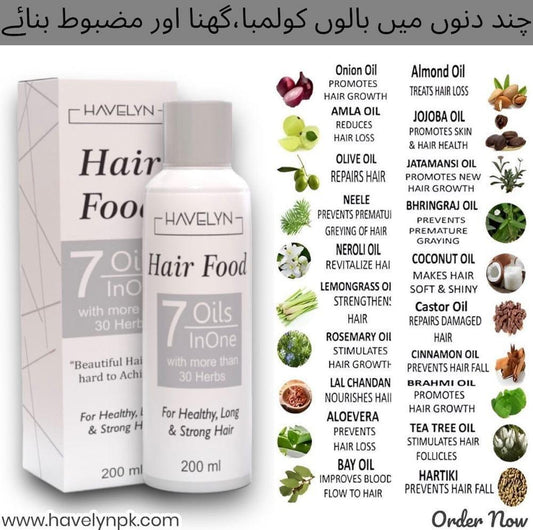 Hair Food – Nourishing Hair Oil for Strong & Shiny Hair