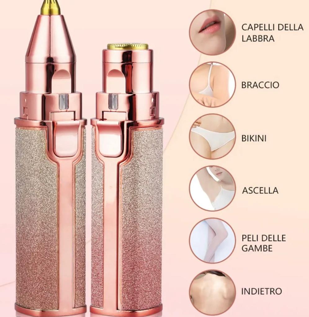 2 in 1 Facial Hair Remover | Eyebrow Trimmer | Rechargeable